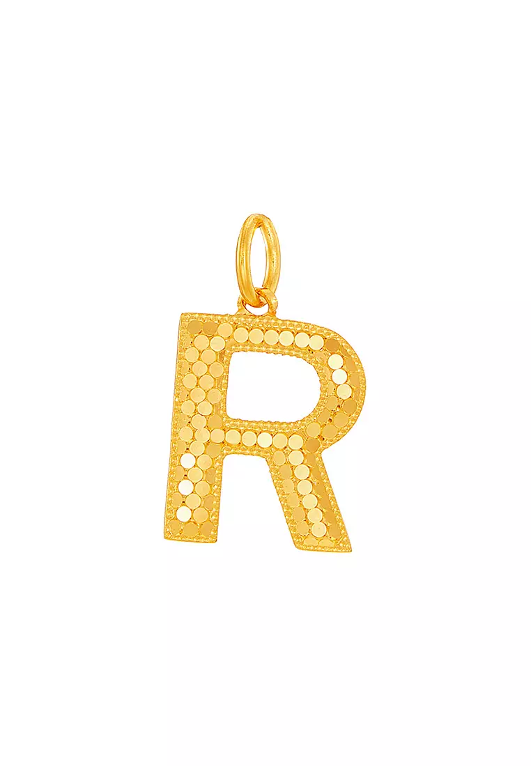 HABIB 999/24K Yellow Gold Alphabet Pendant 9GP01781225(R)