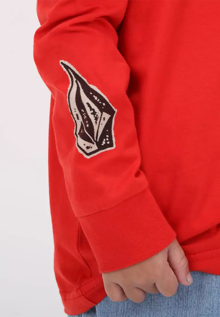 KLS CONTORT LONG SLEEVE TEE RED