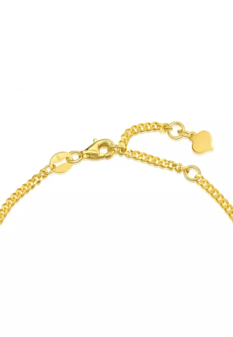 999 Gold Essence Star Bracelet for Women 18cm 93684B Price-by-Weight 3.74g Gold