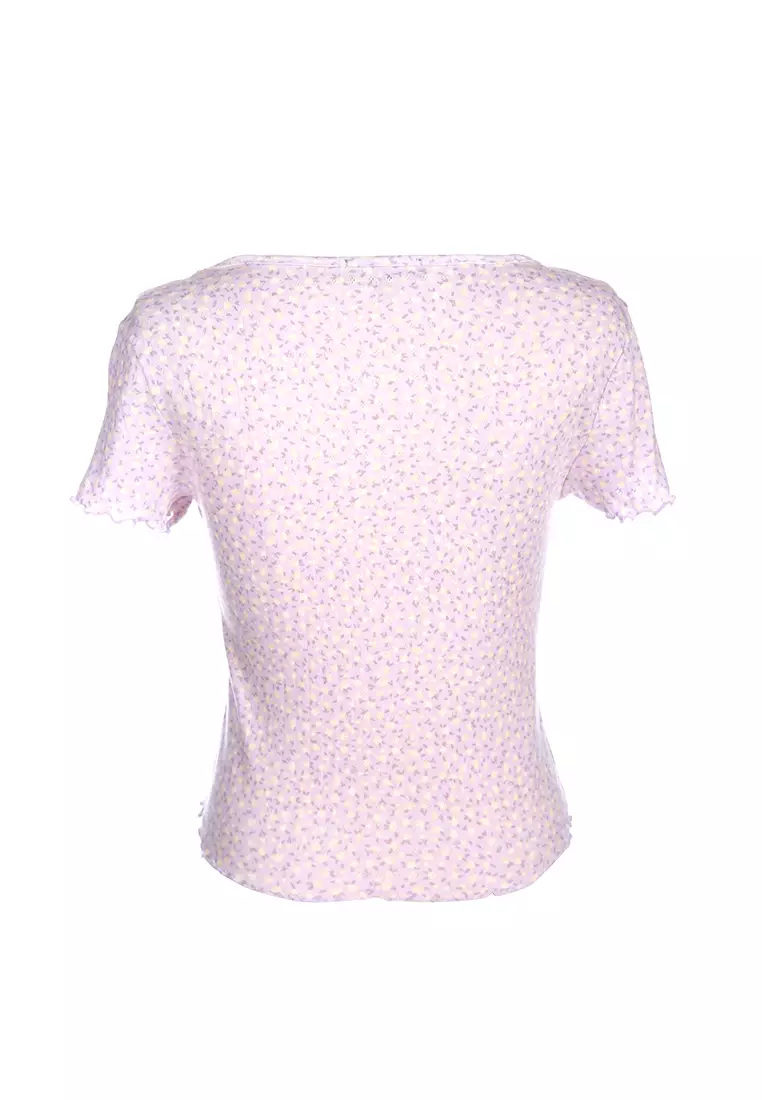 Buy London Rag Purple Floral Floral Ditsy Top 2026 Online | ZALORA