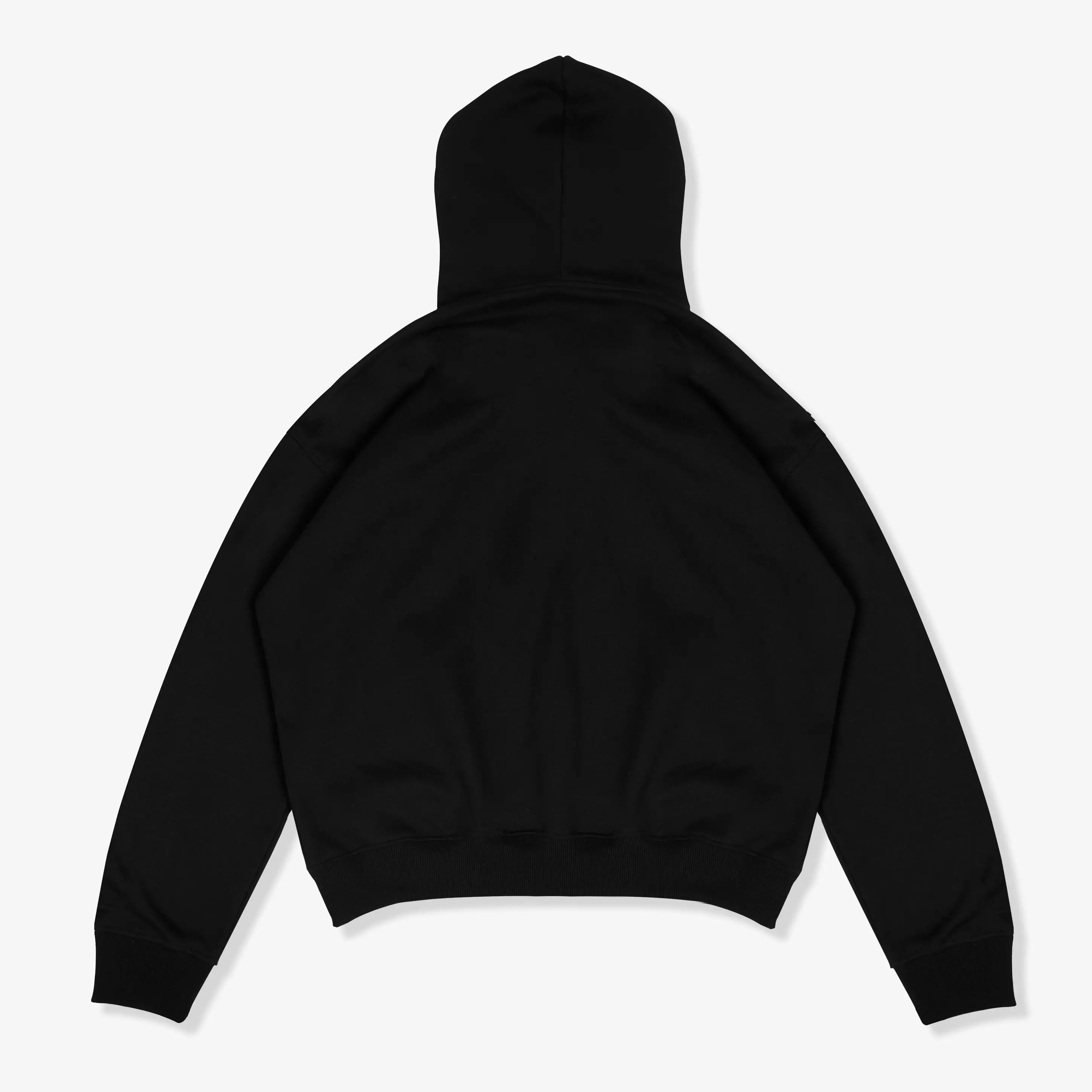 OOTDSUPPLY Hoodie Boxy Fit 375gsm Good Things Black l Hoodie Boxyfit Heavyweight | HDB004