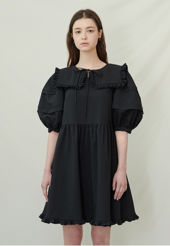 TAV [Korean Designer Brand] Jubilee Dress - Black 026F6AAE39DEE7GS_1