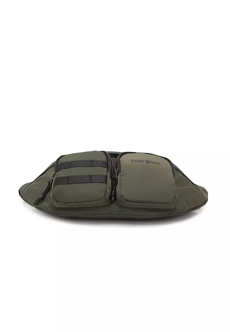 Men's Chest Bag / Sling Bag / Crossbody Bag (Tas Dada / Tas Selempang Pria) - Hijau