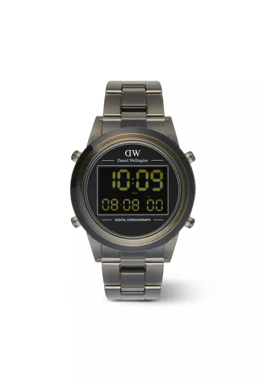 Retro Digital 42mm Dark Grey - Unisex Watch for women and men Digital movement watch DW Official Authentic Original