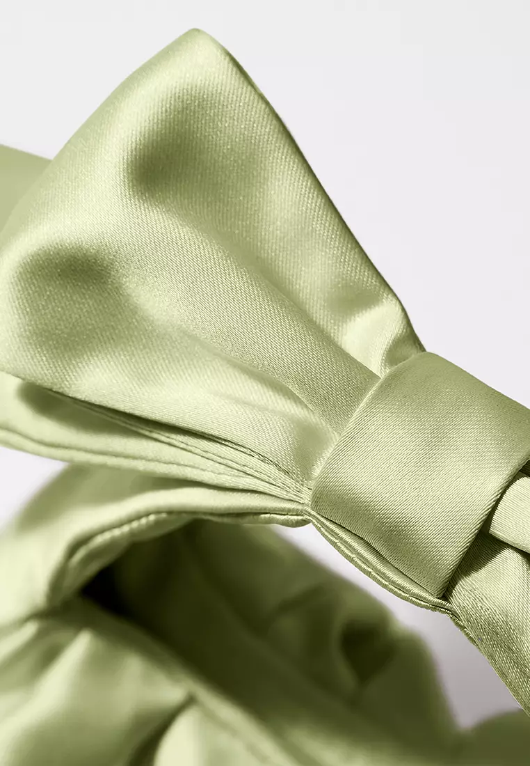 Satin-Bow Nano Bag