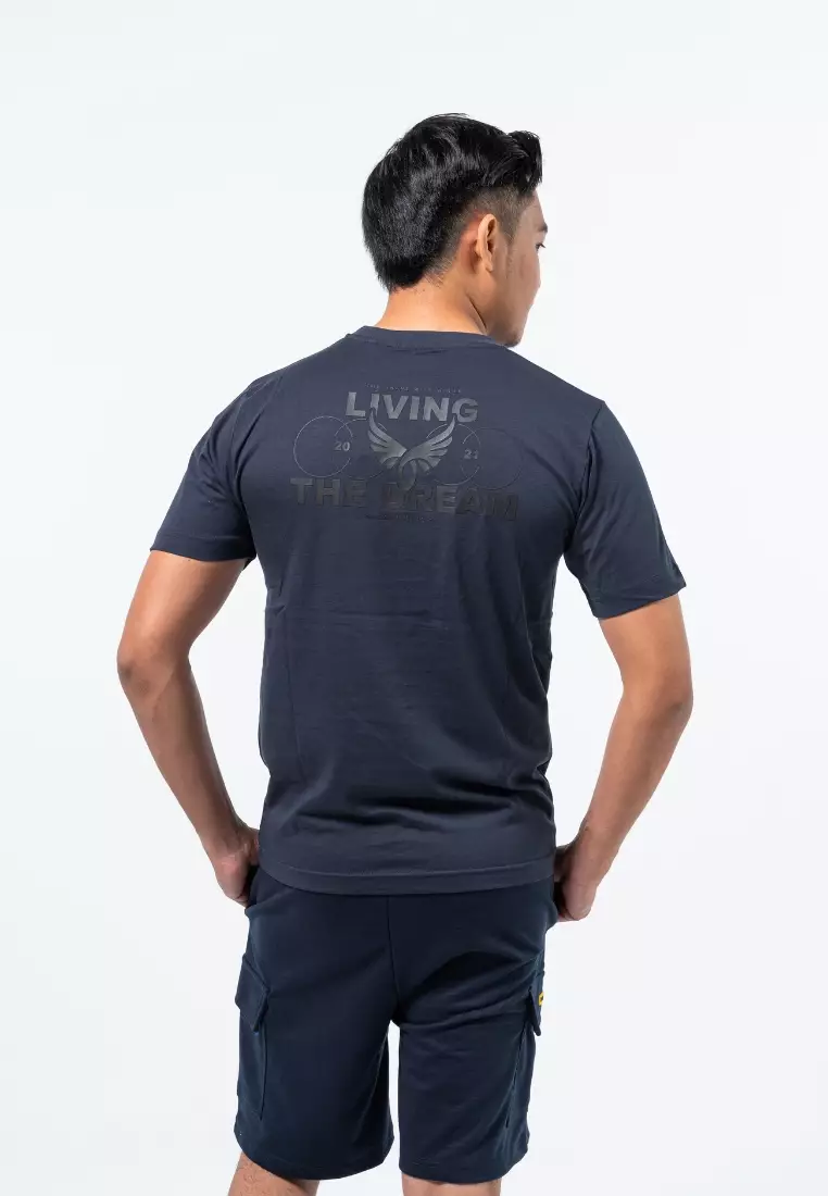 MEN'S COTTON LIFESTYLE SHORT SLEEVE GRAPHIC T-SHIRT