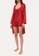 La Perla red La Perla women's nightdress silk long sleeved Nightgown morning gown 8145FAA325B592GS_4