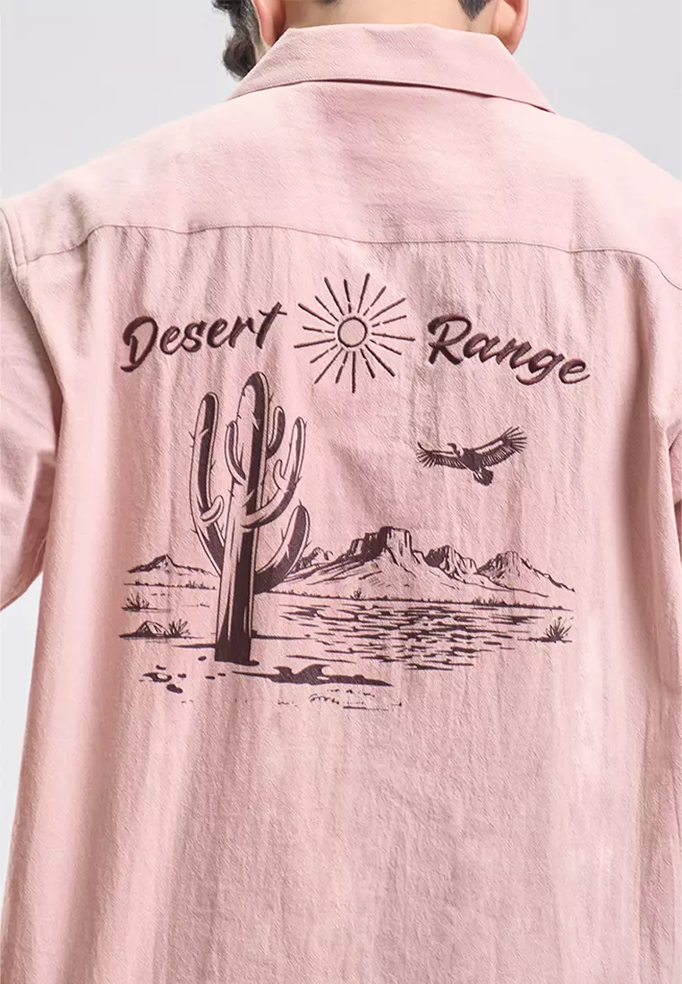 Boxy Shirt with Embroidery