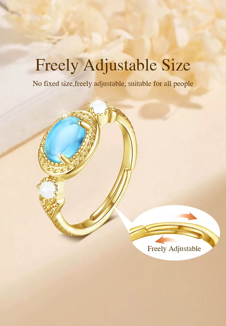 Cincin Wanita Original Perhiasan Elegan Fashion Cincin Cewek Tunangan Rings