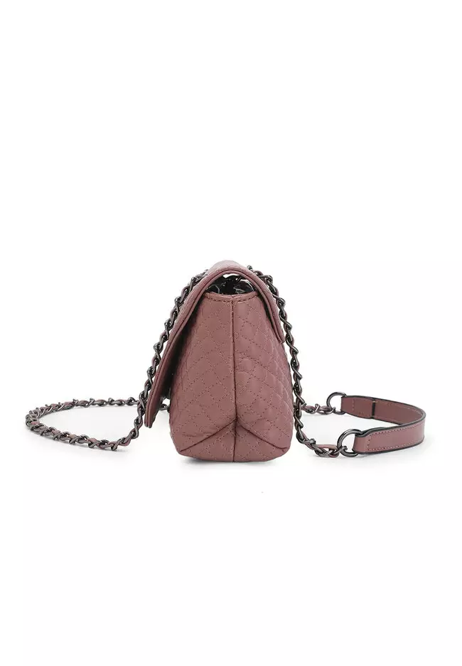 Buy Swiss Polo Quilted Sling Bag / Crossbody Bag Pink Online ZALORA