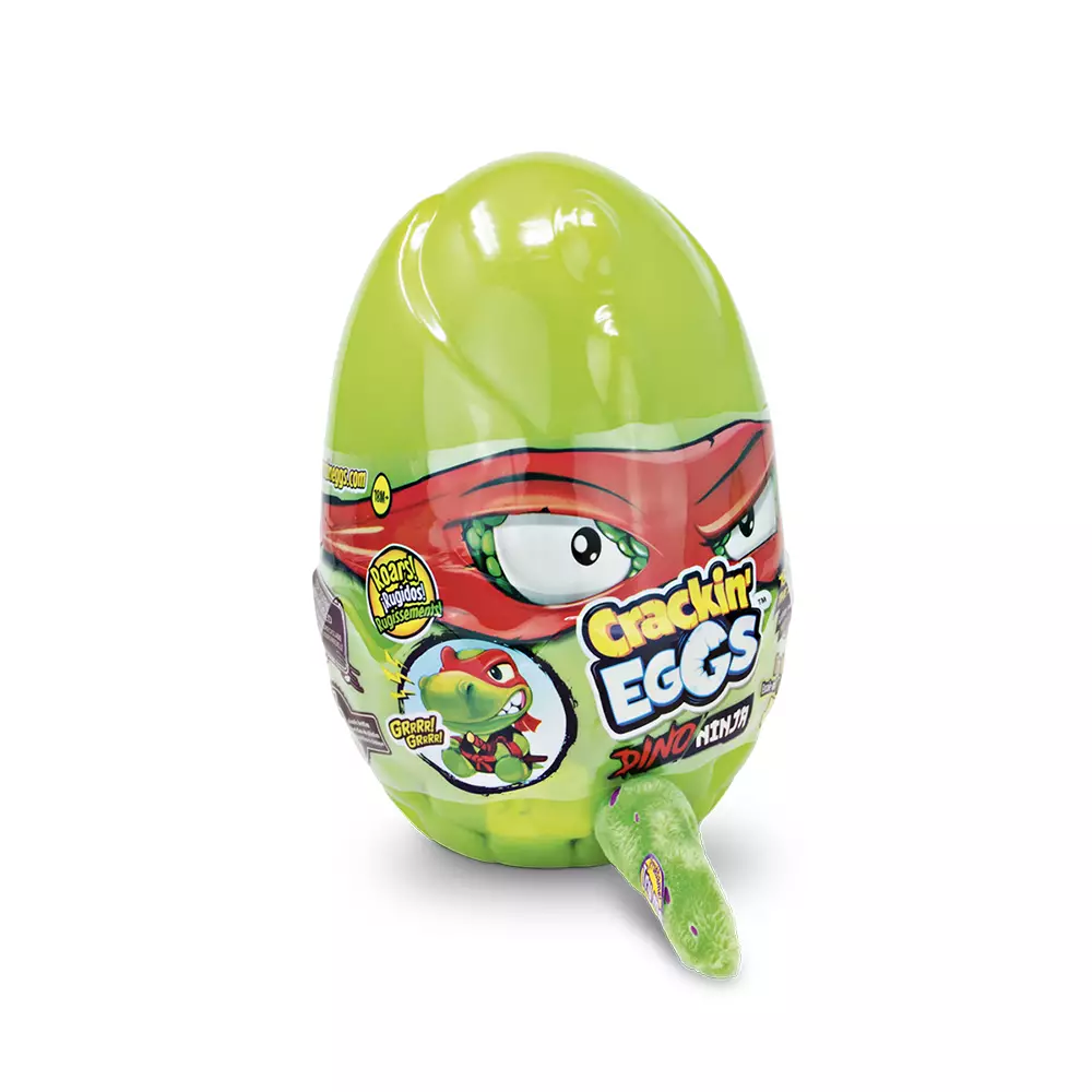 Crackin Eggs Mini Dino T-Rex Ninja 3 Asst - Mainan Telur Boneka