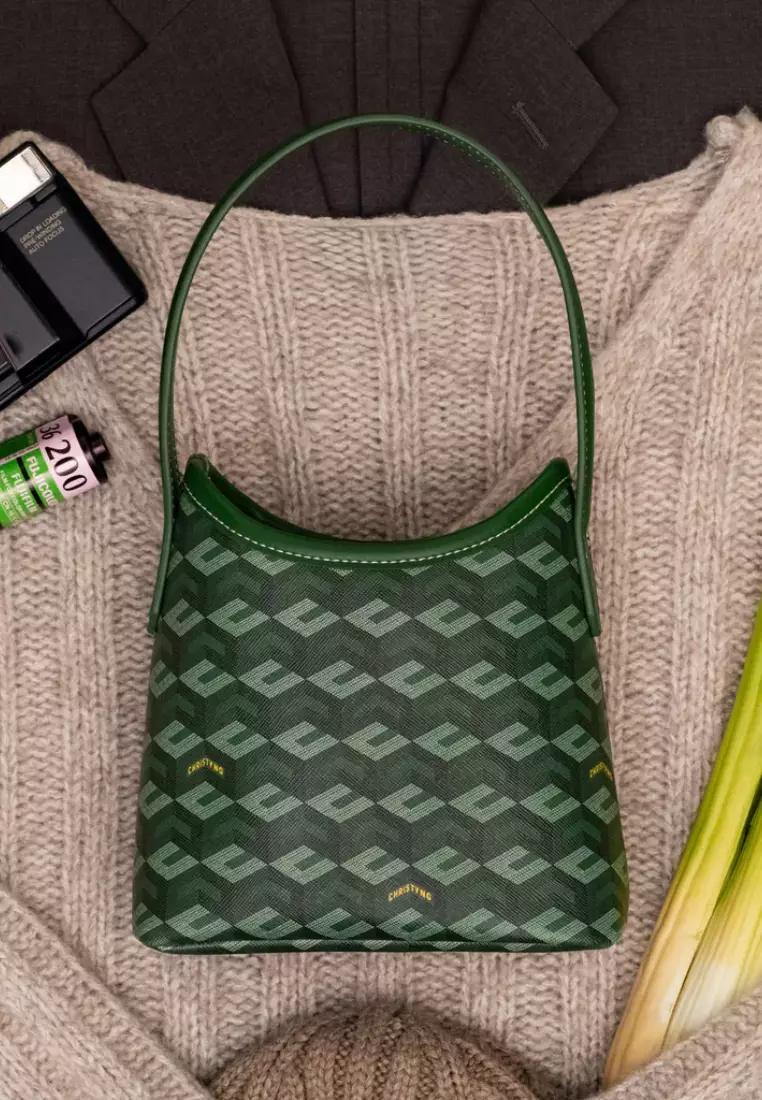 Christy Ng Alesso Micro Hobo Bag Green