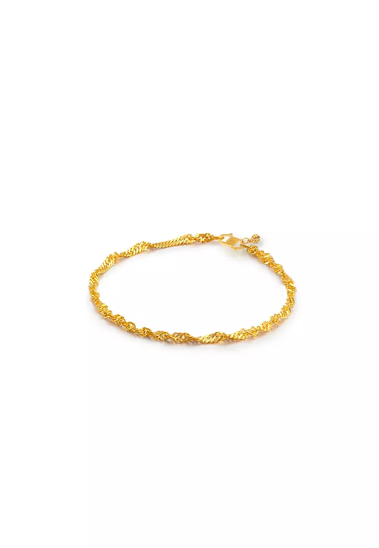 Gold chain anklet hot sale
