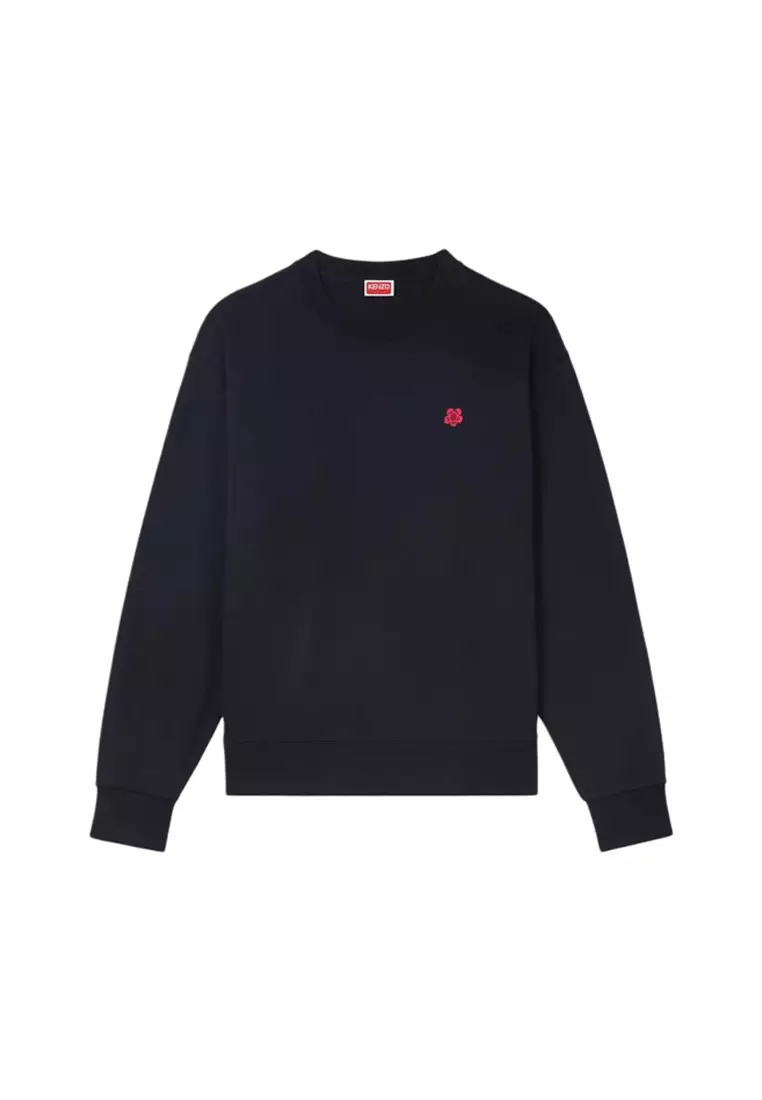 ★KENZO★ Bokeh Flower Classic Sweatshirt Black FE65SW2234MF Boke Flower' embroidered sweatshirt in cotton | Men's | KENZO