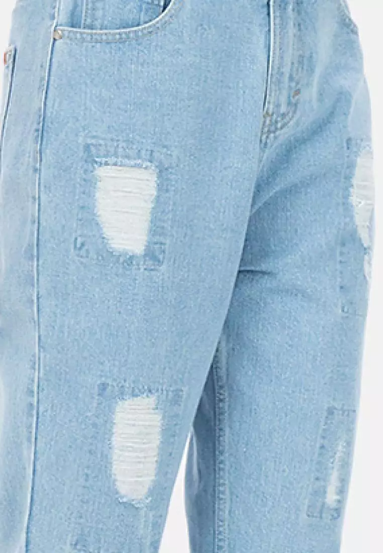 Ripped Boyfriend Jeans (Hijab Friendly)