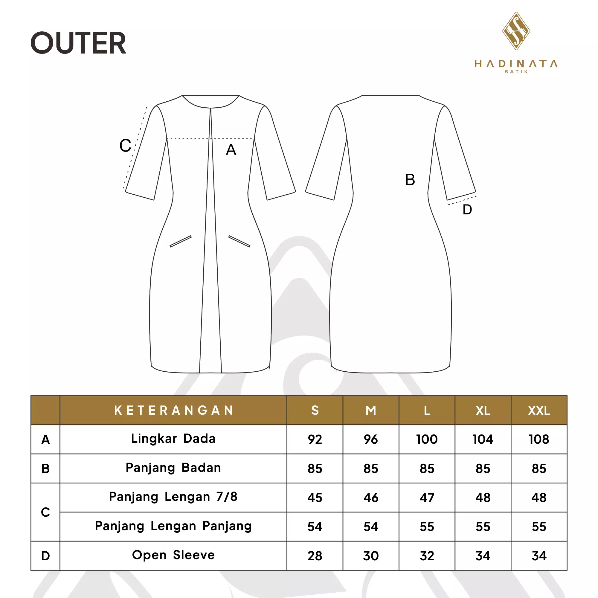 Hadinata Batik Wanita Outer Furing Superfine Garlina Gaundra