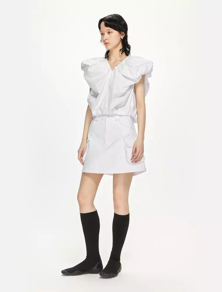 V-Neck Avant-Garde Elegant Sleeveless Top