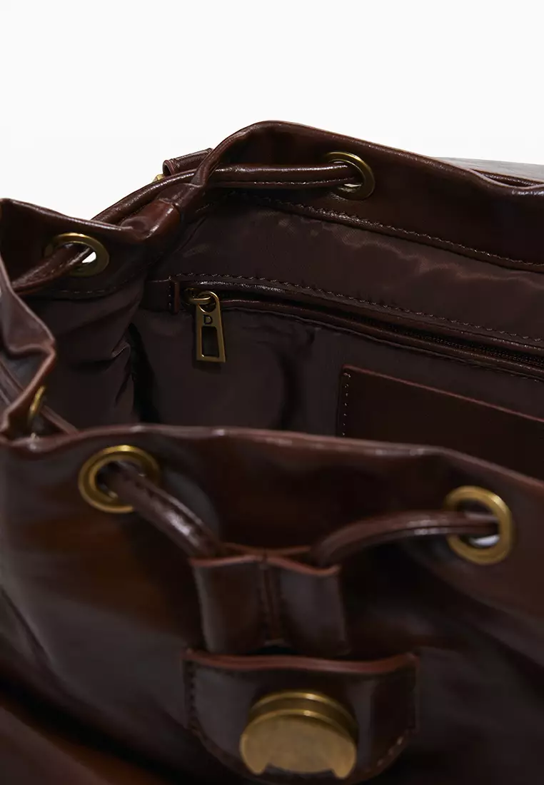 Small backpack with bow