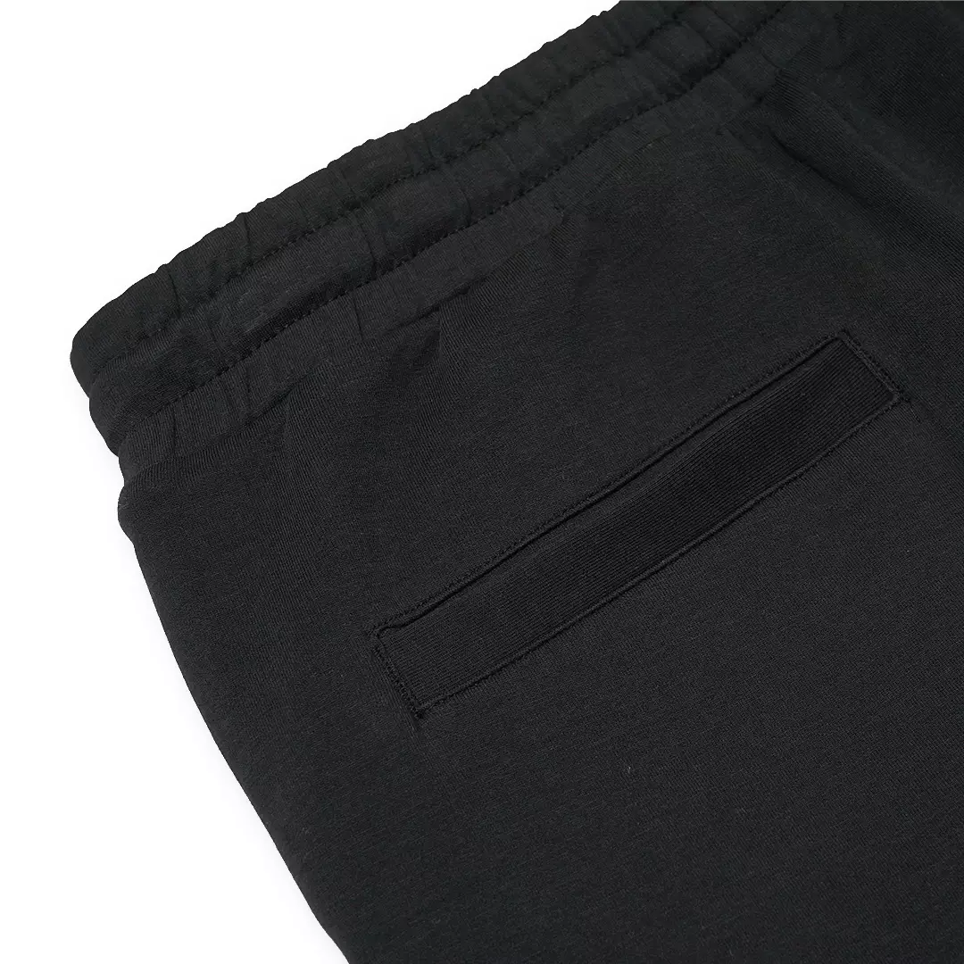 Emoji Patch Logo Jogger Pants Black