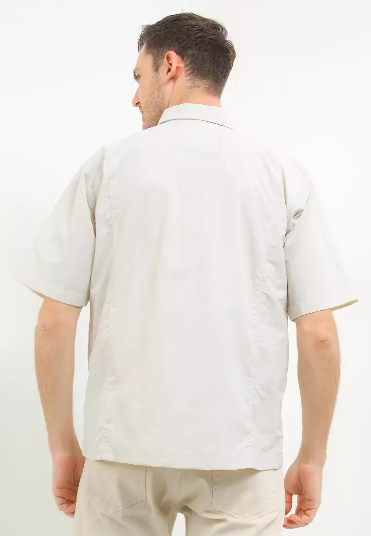 Kemeja Oversize Fashion Zipper - Aristo Shirts