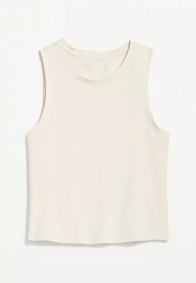 Fitted Sleeveless T-Shirt For Women