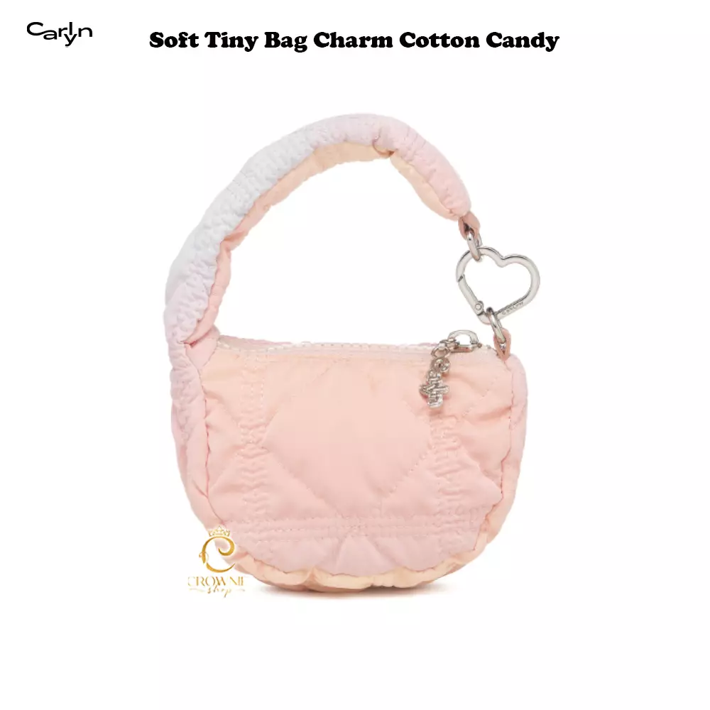 Jual Carlyn Carlyn Soft Teeny Bag Charm Cotton Candy