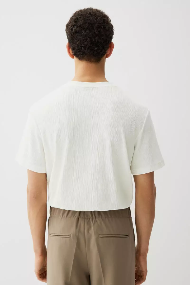 Regular Fit Textured T-shirt