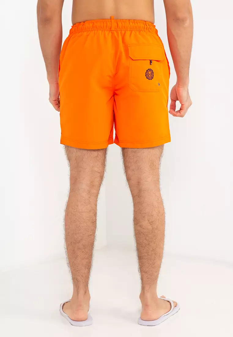 superdry orange shorts