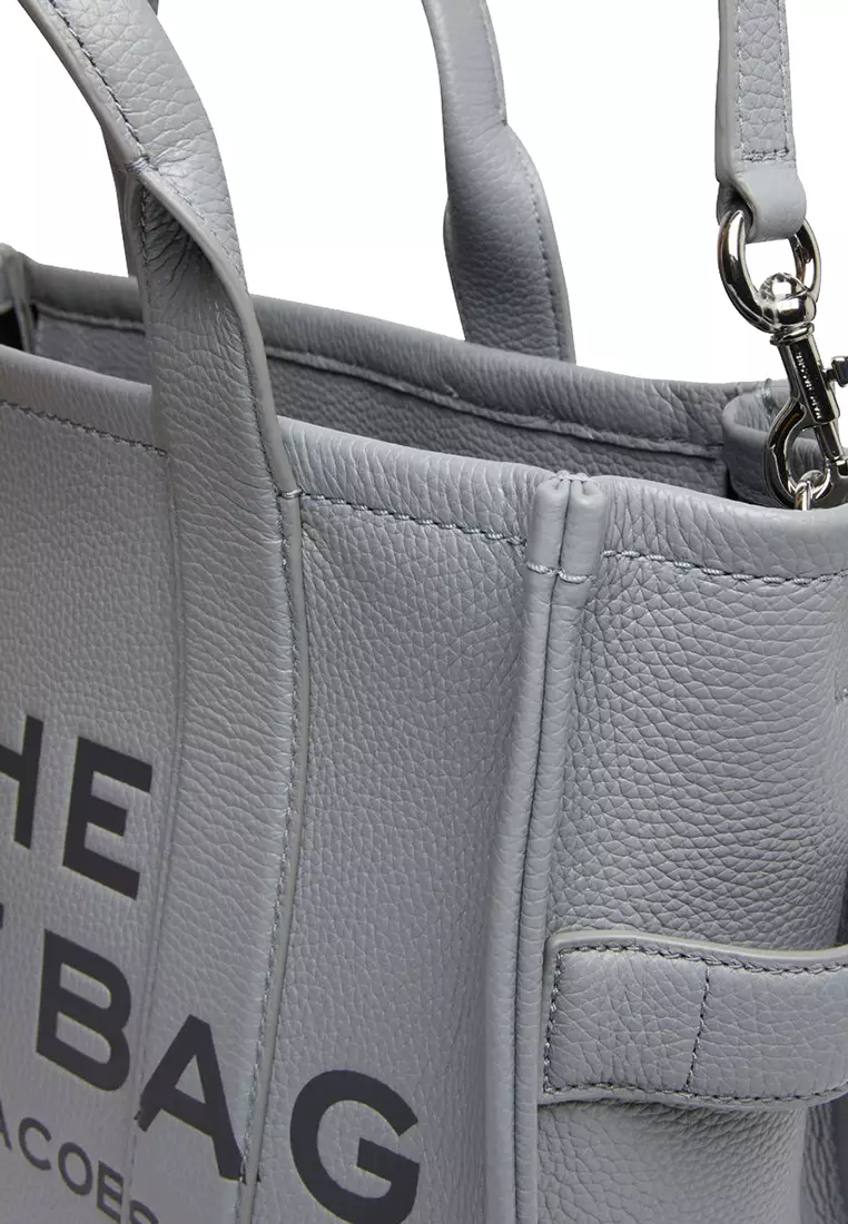 The Leather Medium Tote Bag Wolf Grey H004L01PF21