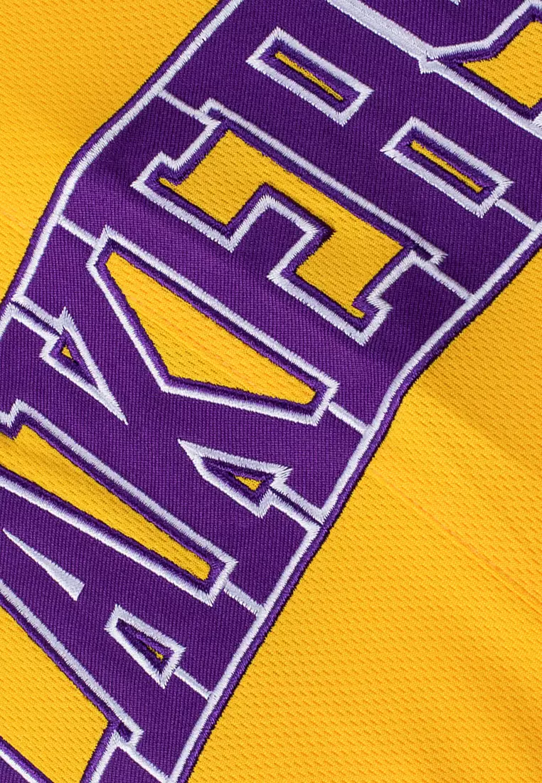 Arc Name & Logo Wordmark Los Angeles Lakers Mens Shorts