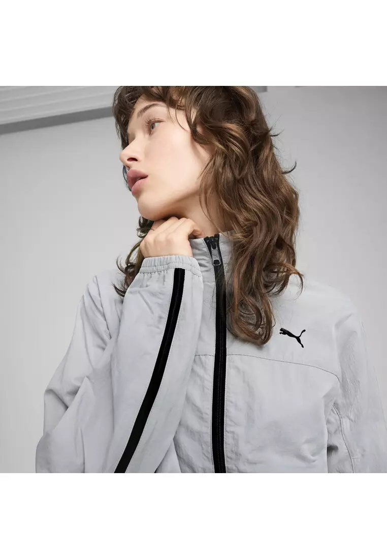 DARE TO Oversized Zip-Off 女子梭織運動外套