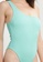 TOPSHOP blue Crinkle One Shoulder Swimsuit C2847USF09DF27GS_3