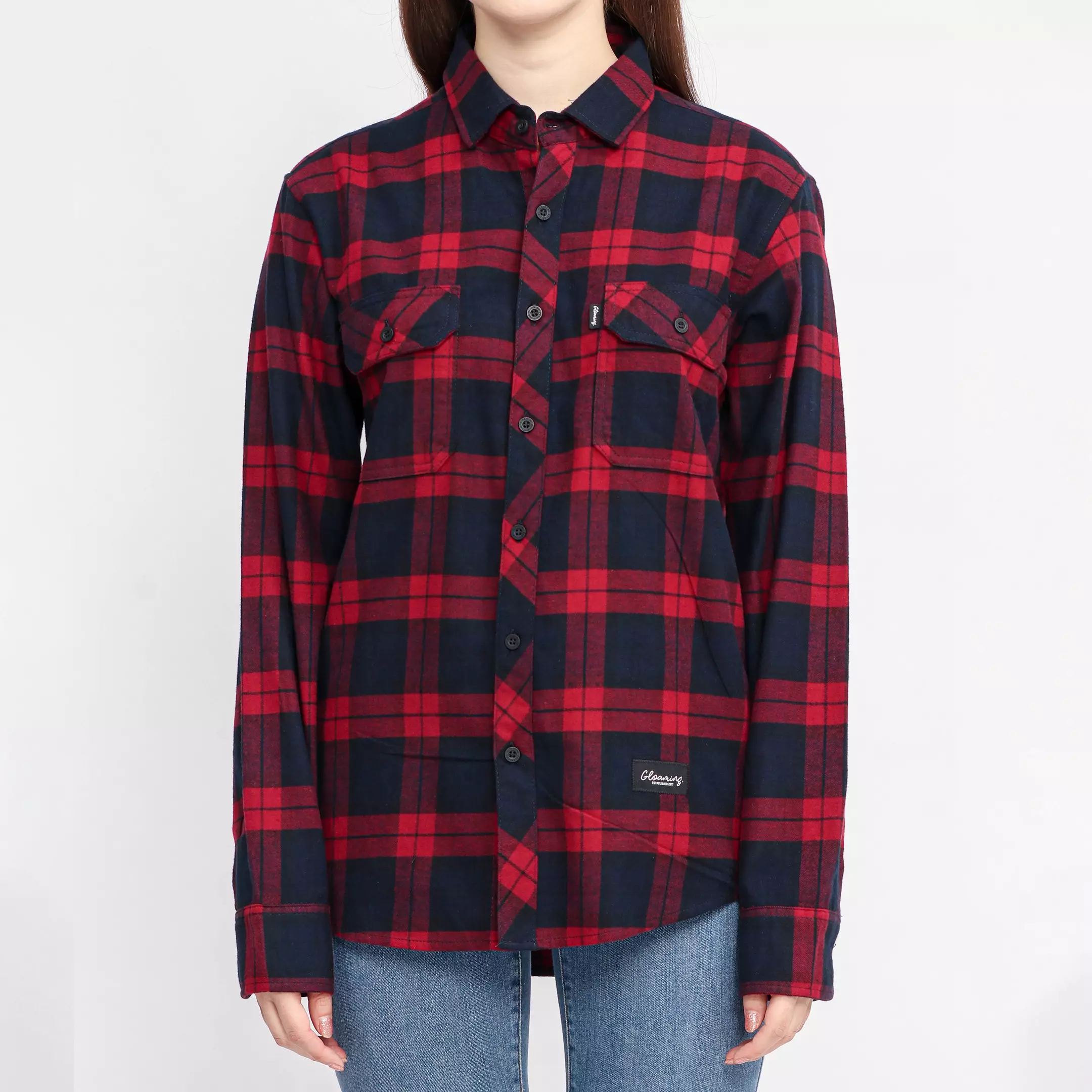 Kemeja Flanel Panjang Rethad Cromath Unisex