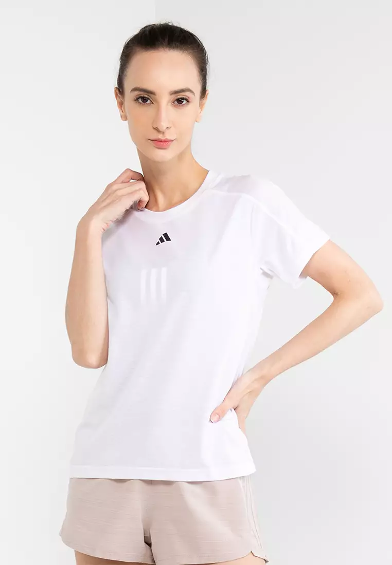 ZALORA 2023 t-shirt ADIDAS minimal | crewneck Kong Online ADIDAS | aeroready branding essentials Buy Hong train