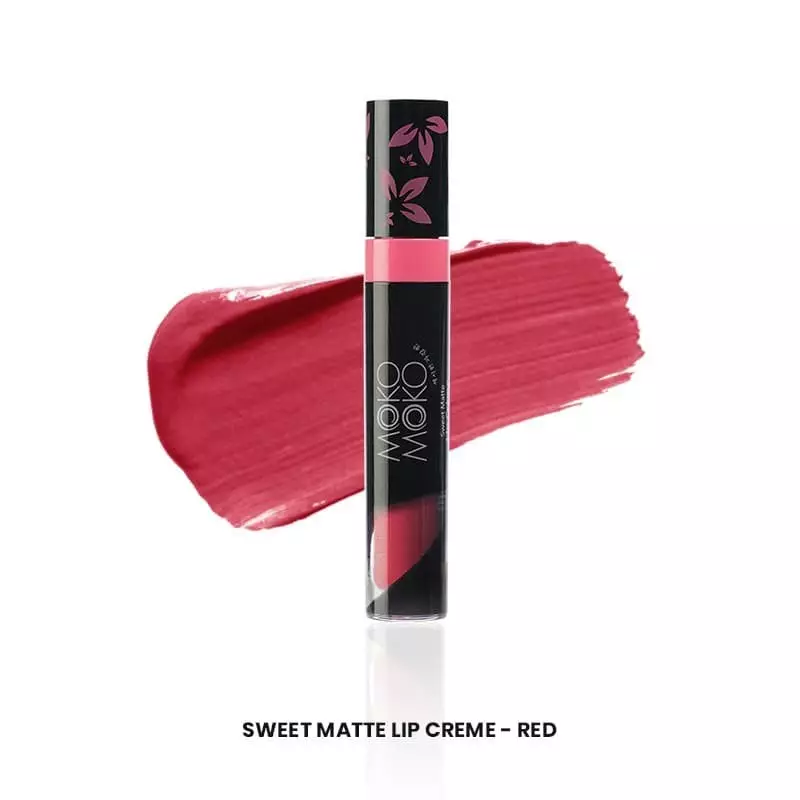 Moko Moko Sweet Matte Lip Creme - Red