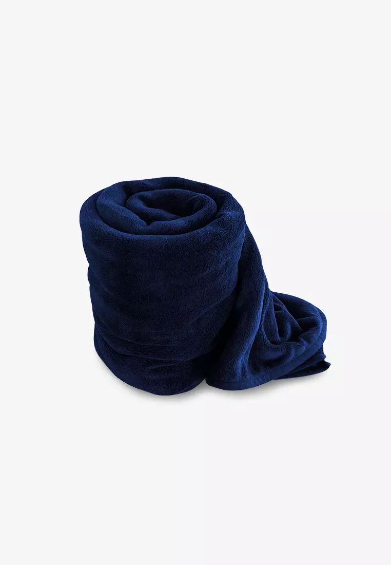 Buy Joyce & Diana Fleece Blanket Midnight Blue Single 2024 Online