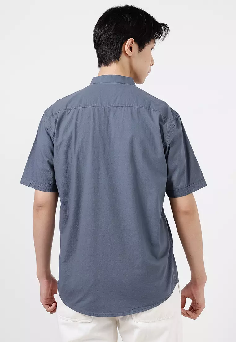 VOLKSWAGEN男士常规款短袖衬衫