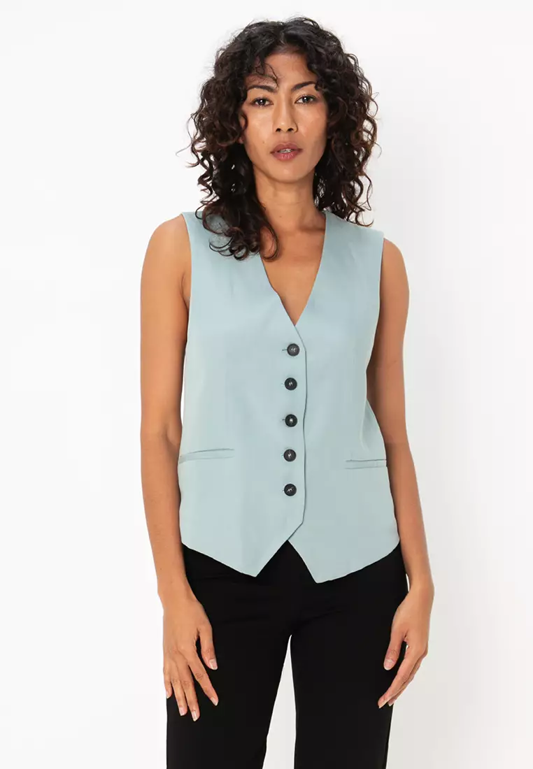 ZARA Buttoned Vest 2025 | Buy ZARA Online | ZALORA Hong Kong