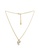 estele gold Estele Gold & Rhodium Plated CZ Designer Conch Necklace Set for Women 1881FACCCB96BFGS_3