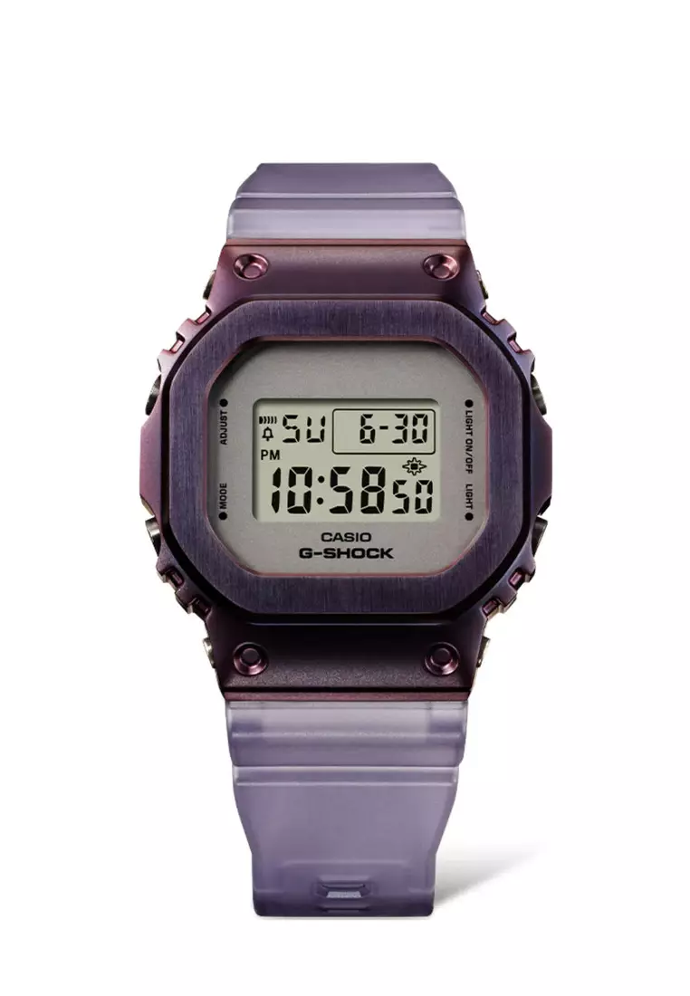 Women's Digital Watch GM-S5600MF-6 Midnight Fog Purple Resin Band Ladies Sport Watch