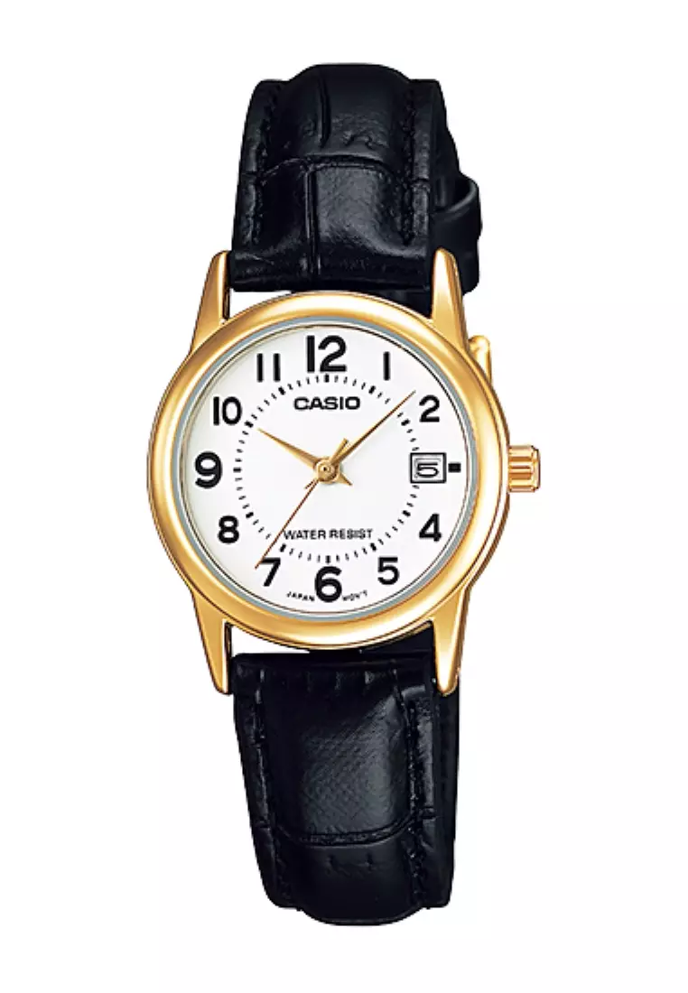Casio strap kulit on sale