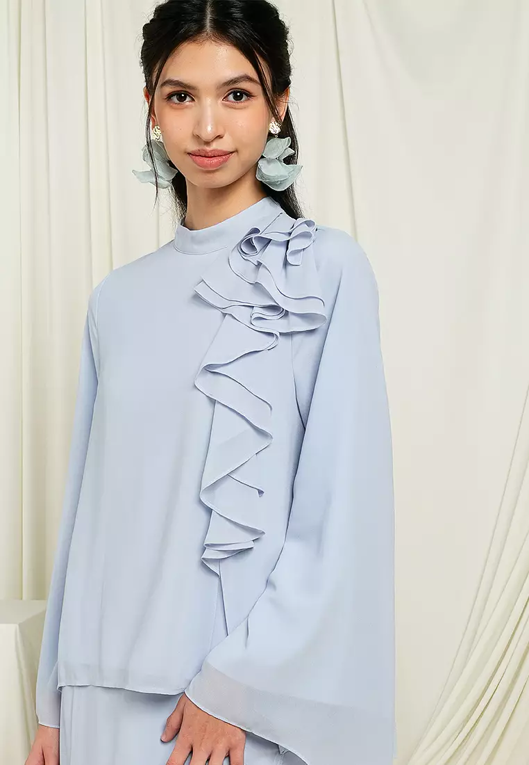 Adra Ruffles Kurung Set