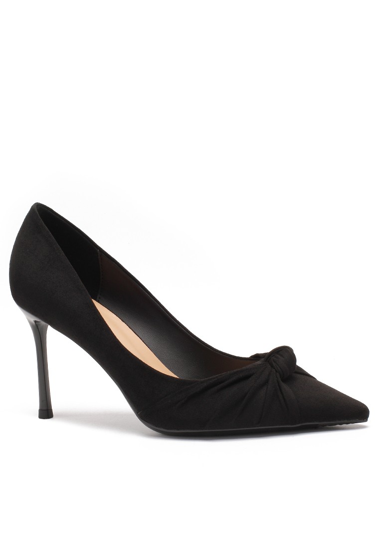 8.5CM Knot Pointy Suede Pumps TE7198-6