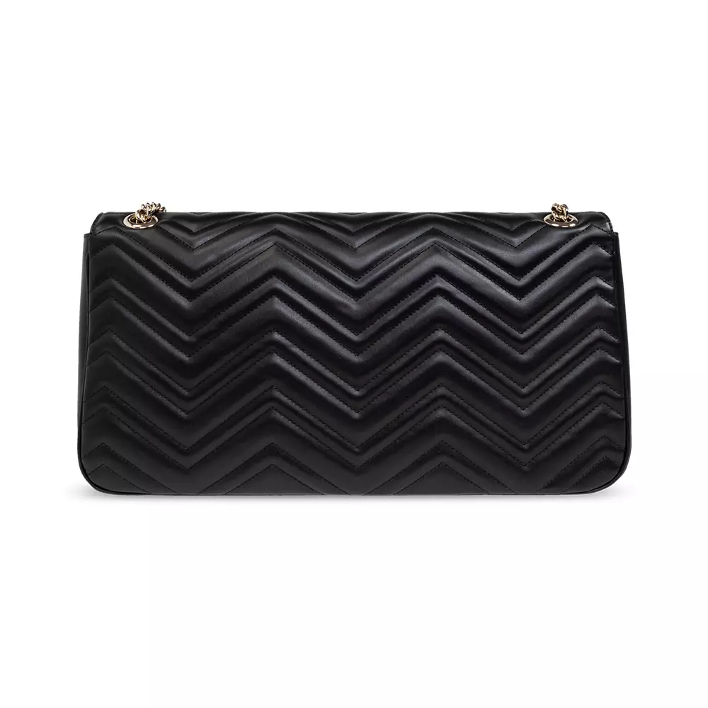 Jual Gucci GG Marmont Medium Quilted Leather Shoulder Bag Black