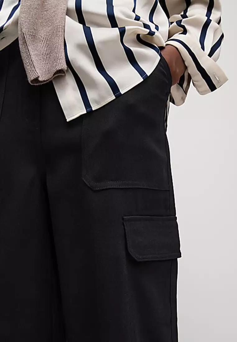 Cargo Wide Leg Trousers