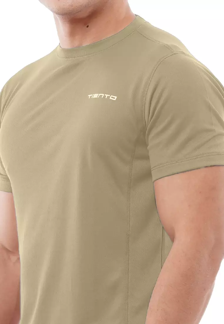 Tiento Kaos Dry Fit Men Coksu Baju Olahraga Lari Pria