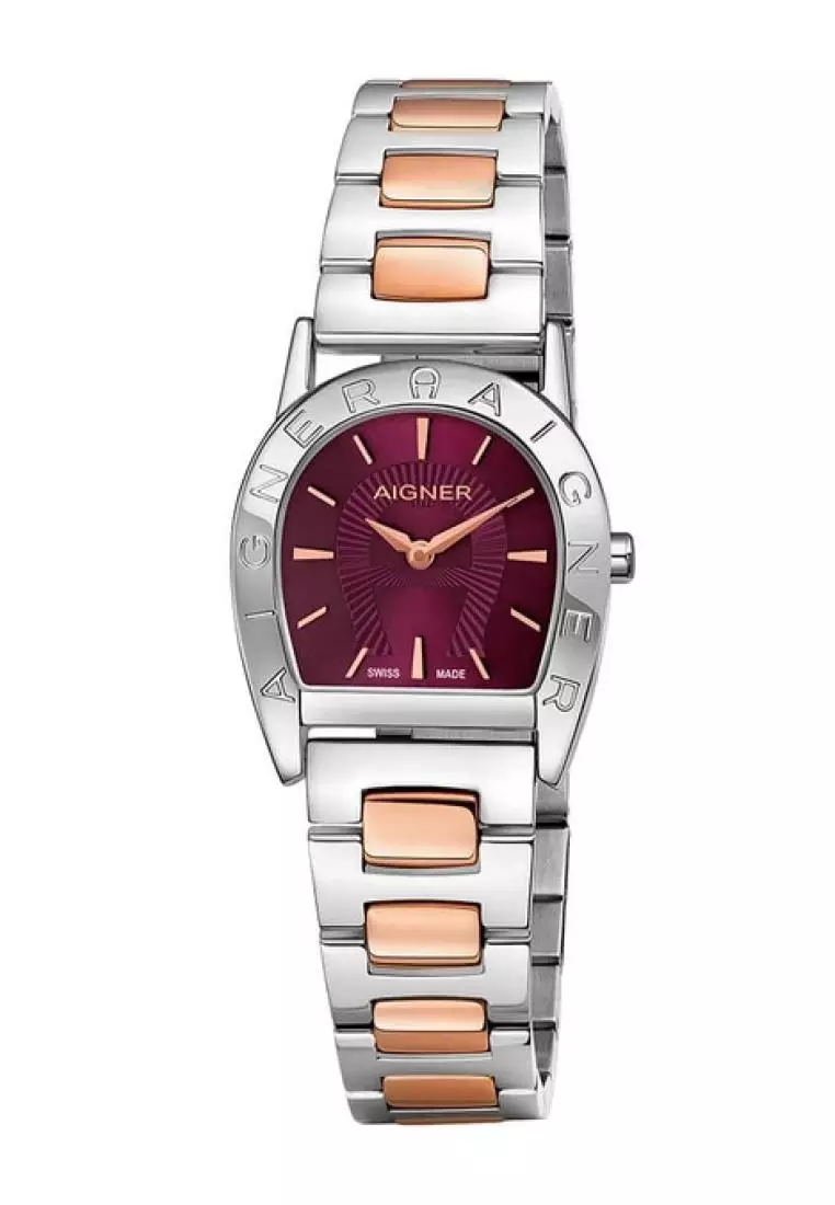 Jual Aigner Jam Tangan Wanita Aigner Pisa Burgundy Original 2024