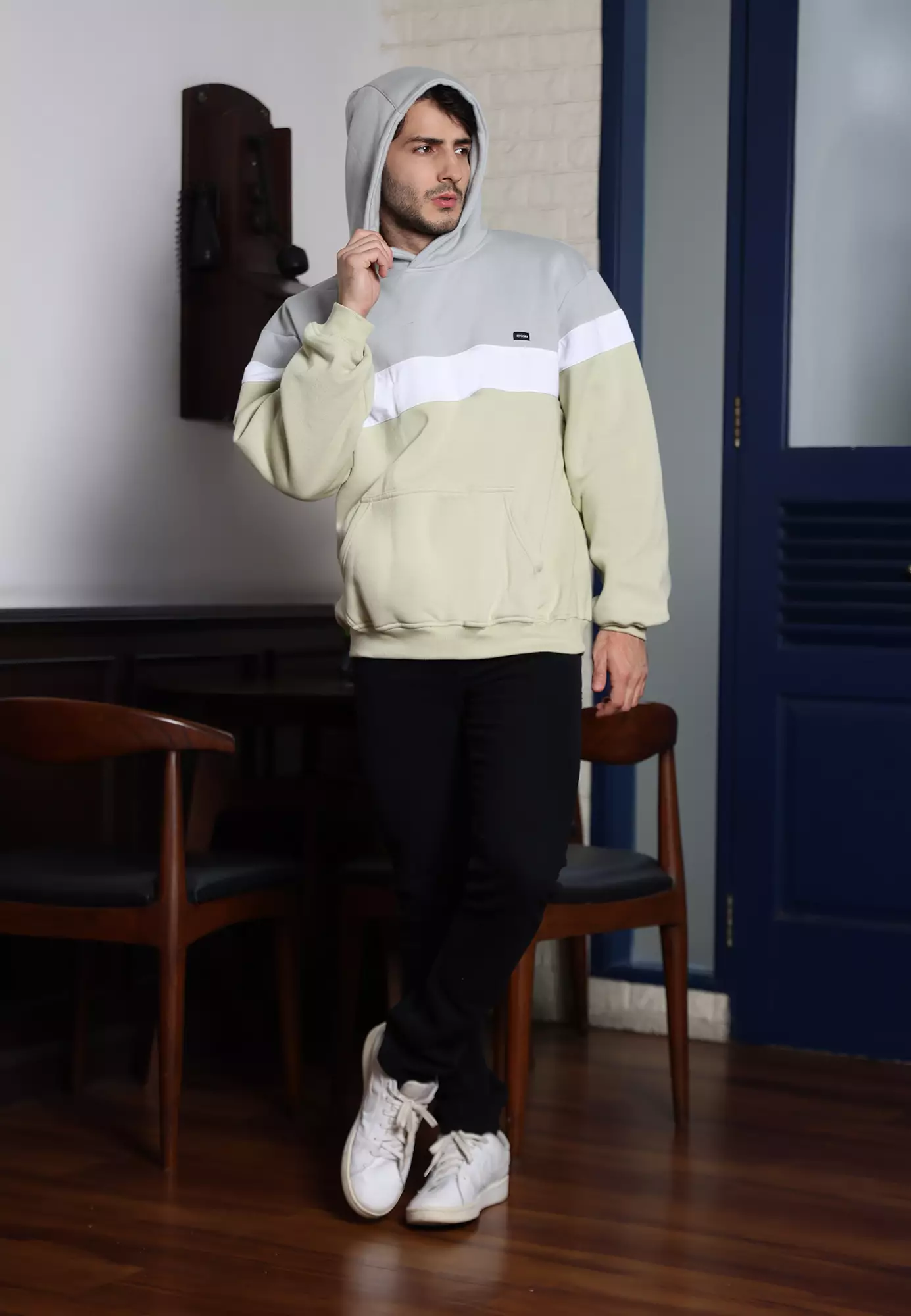 Ryusei Hoodie Boxy Yamakita CMB Light Green