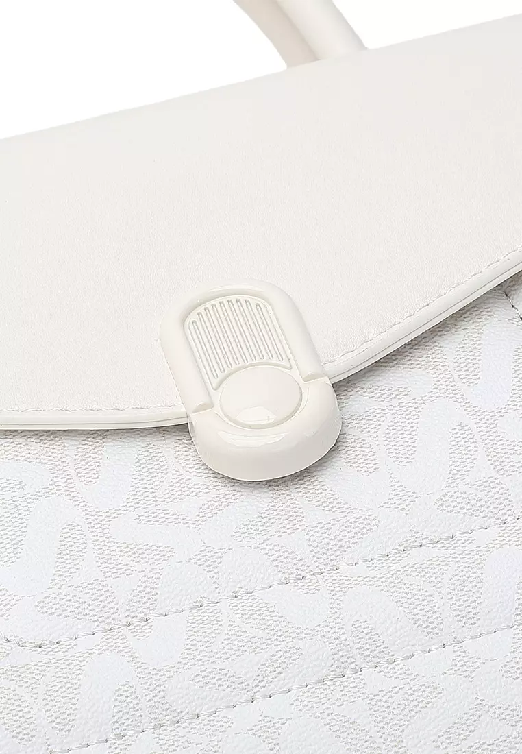 Women's Top Handle Bag / Sling Bag / Crossbody Bag (Tas Selempang / Tas Tangan) - Putih