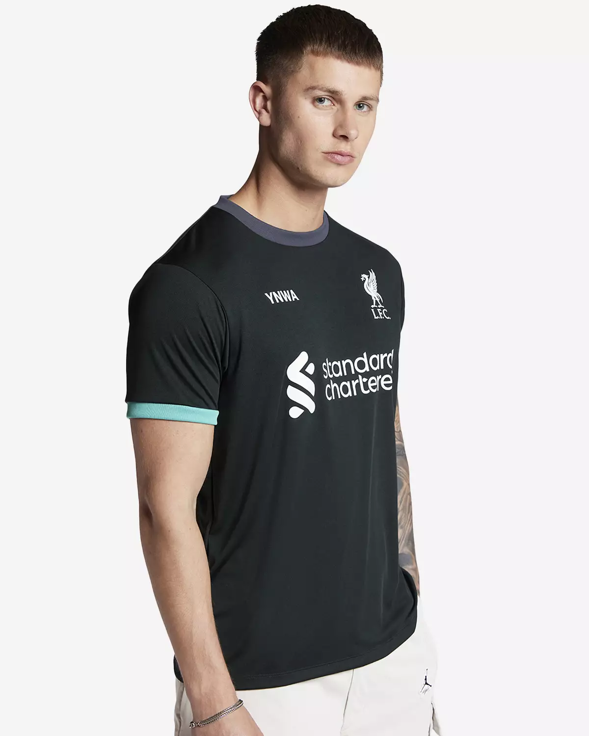 [Men Away] Liverpool FC 24/25 Supporter Jersey Away Men Night Forest - Official LFC Jersey Original Pria